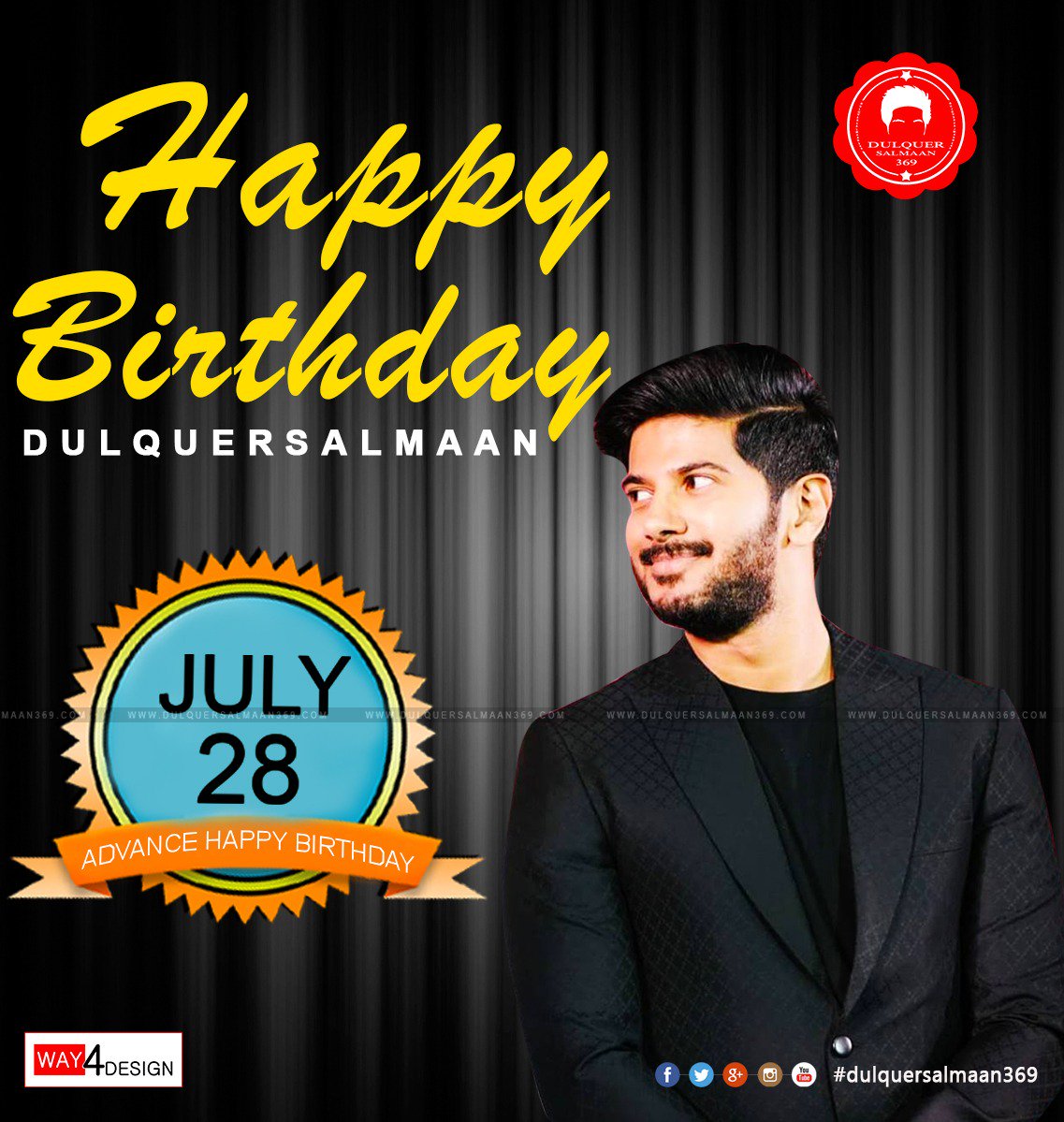 Advance happy birthday Dulquer Salmaan   