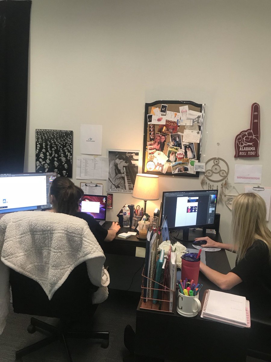 It's #WorkplaceWednesday Where we show you what we've been up to at HQ! Josey and Caiti have been hard at work on our 2nd issue of Prosper Magazine and we can't wait to see the finished product! #masternetworks #prospermagazine #work #wednesday