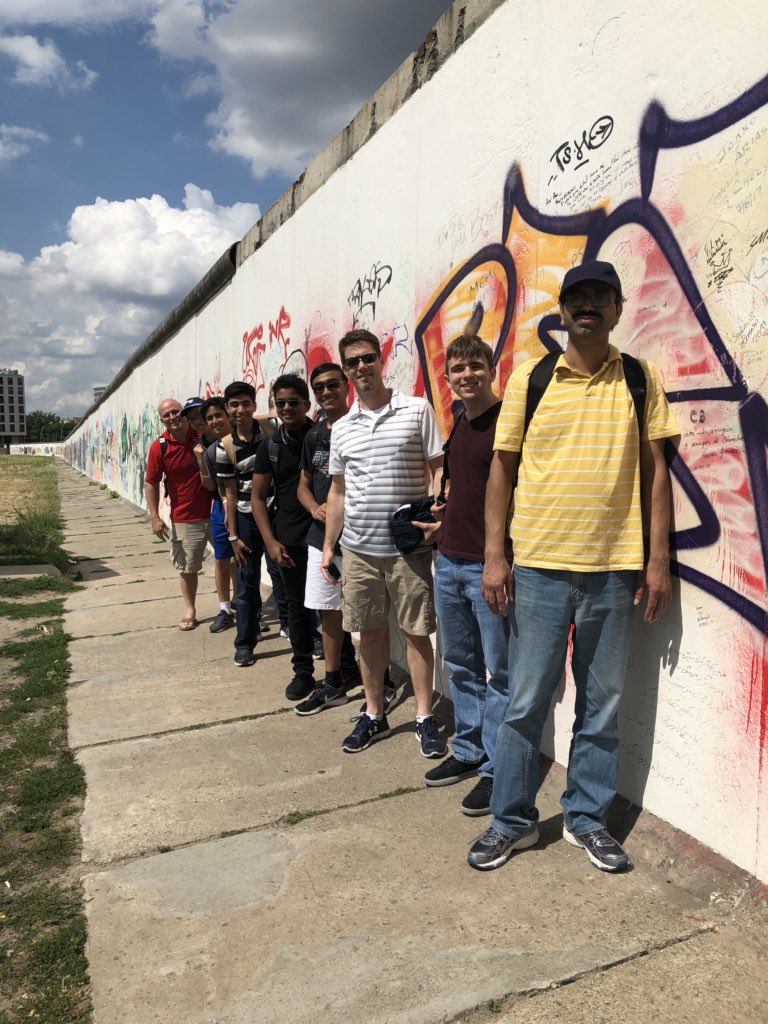 HistoryOlympiad's tweet photo. IHO and IGB participants and parents checking out the East Side Gallery in Berlin. https://t.co/nOvGPJ62vk