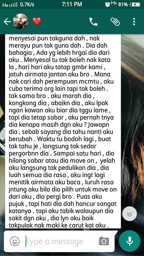 elishadayana's tweet photo. Lelaki ke perempuan ke tolong hargai apa depan mata ☝🏻 Ikhtibar https://t.co/bIGdXZZY7H