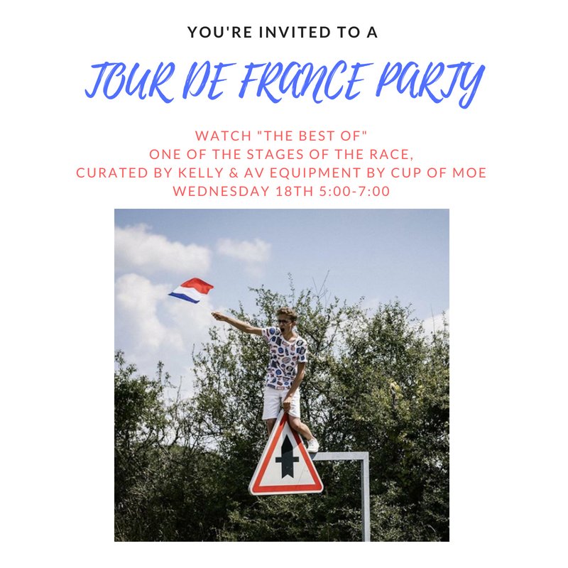 perchstudios's tweet photo. So many of our events are suggested by our amazing #coworking #members, our Tour de France party is no exception. Join us Wednesday the 18th 5-7 to view the best of the race. #perchcoworking https://t.co/vfD6BlgTYZ