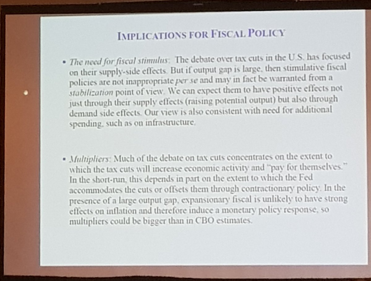 Alessia_metrics's tweet photo. Prof. Yuriy Gorodnichenko has just presented his paper about estimation of potential output showing implications for fiscal policy.
#NBERSI #NBER #macroeconomics #potentialoutput #econometrics #fiscalpolicy https://t.co/ZHNktNWQee