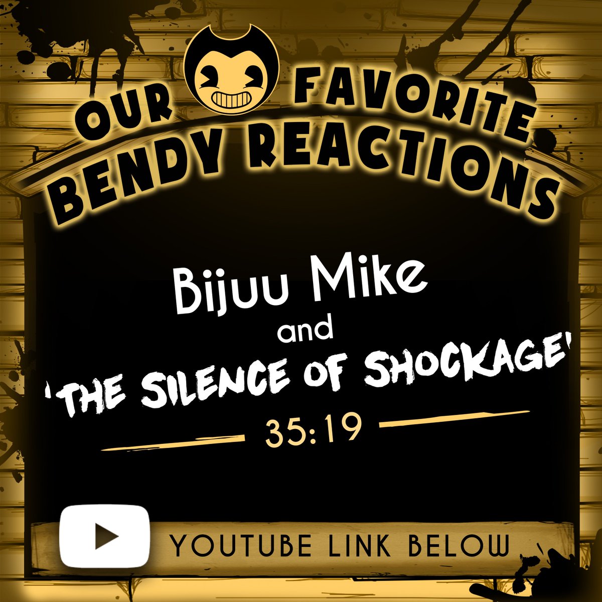 Bendy's tweet image. Ever been so shocked that you just sit there for a moment in complete silence? A little something like this, in another of our favourite #BATIM #ChapterFour #reaction clips! ow.ly/48vI30kS87n