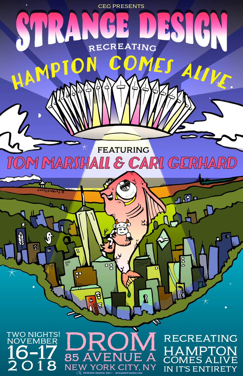 There will be an exclusive limited pre-sale for the 11/16 &amp; 11/17 Strange Design show for CEG subscribers TODAY at 12 PM EST. Fans can sign up for the CEG email list at cegpresents.com for access to the pre-sale. 🎟️ go on sale to the general public on 7/13 at 12 PM