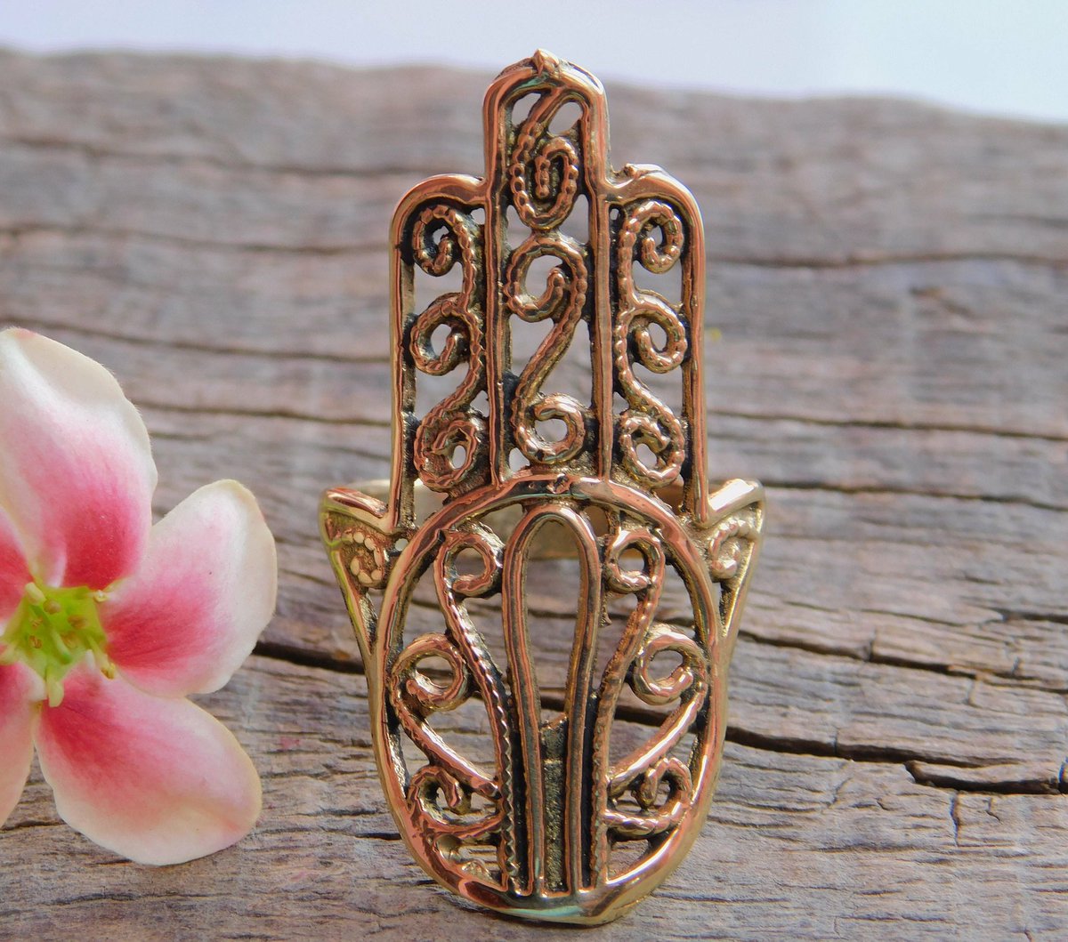 Excited to share the latest addition to my #etsy shop: Amazing Ethnic Brass Ring, Hand Of Hamsa Ring, Hand Of Fatima Ancient Boho Brass Ring, Brass Jewelry, Tribal Ring #jewelry #ring #gold #brass #boys #no #people #boho #brassring etsy.me/2udNCCm