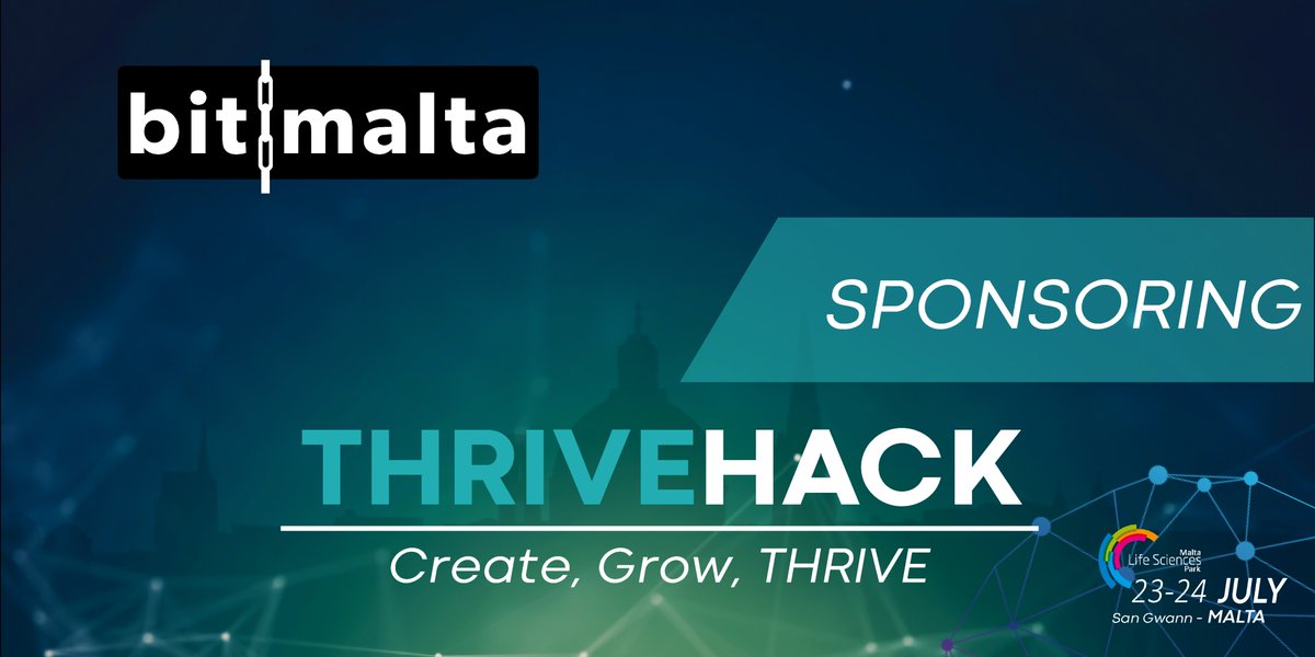 ico_thrivelabs's tweet photo. Thanks to @bitmalta to help us to organize in the best possible way the #ThriveHack !
Time is running out β°
Get your ticket for the event πhttps://t.co/CbXckAxA5c
#Blockchain #BlockchainIsland #hackathon #crypto #development #ohmymalta https://t.co/SIUUKZPjaQ