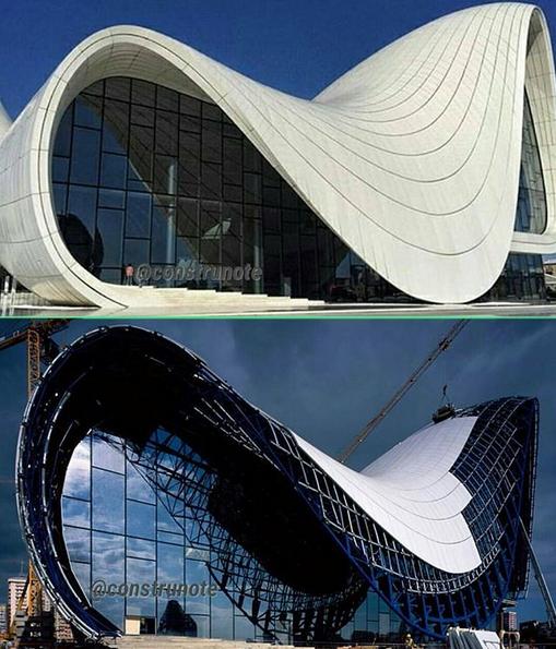 Ingeneurmx's tweet photo. Centro Cultural Heydar Aliyev en Bakú, Azerbaiyan. ( Vía: @Mundo_Hormigon ) https://t.co/Y4vjGAkChB