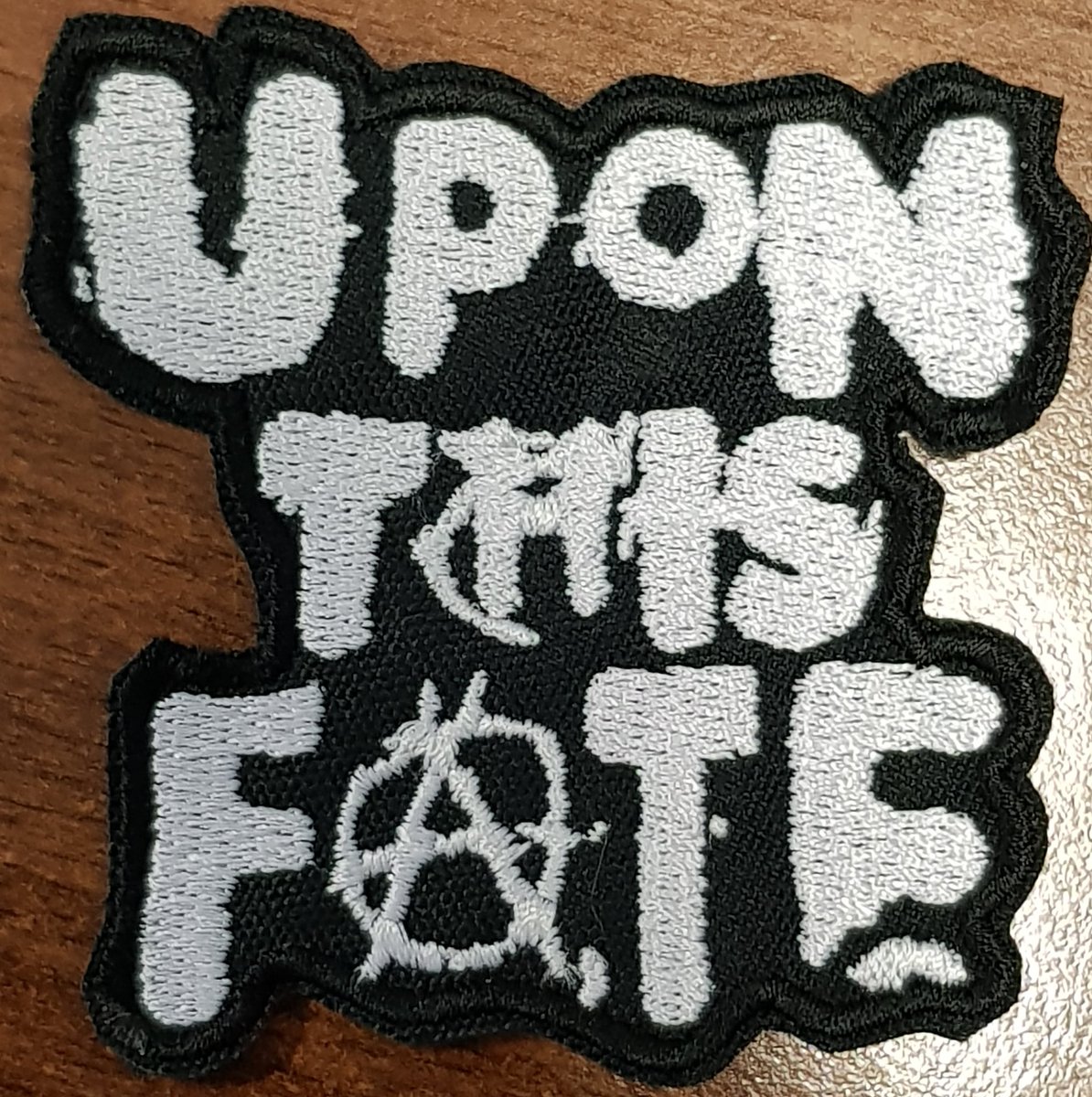 We got some new patches made...Pretty damn happy with the outcome 🤘😆🤘 #bandpatches #battlejackets