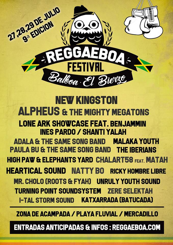 Ya tenemos el cartelazo del #ReggaeBoa2018. Este año apostamos fuerte por las bandas, eso sí, sin dejar de lado ninguna otra forma de expresión de la cultura jamaicana ;-) Esperamos veros por el valle!