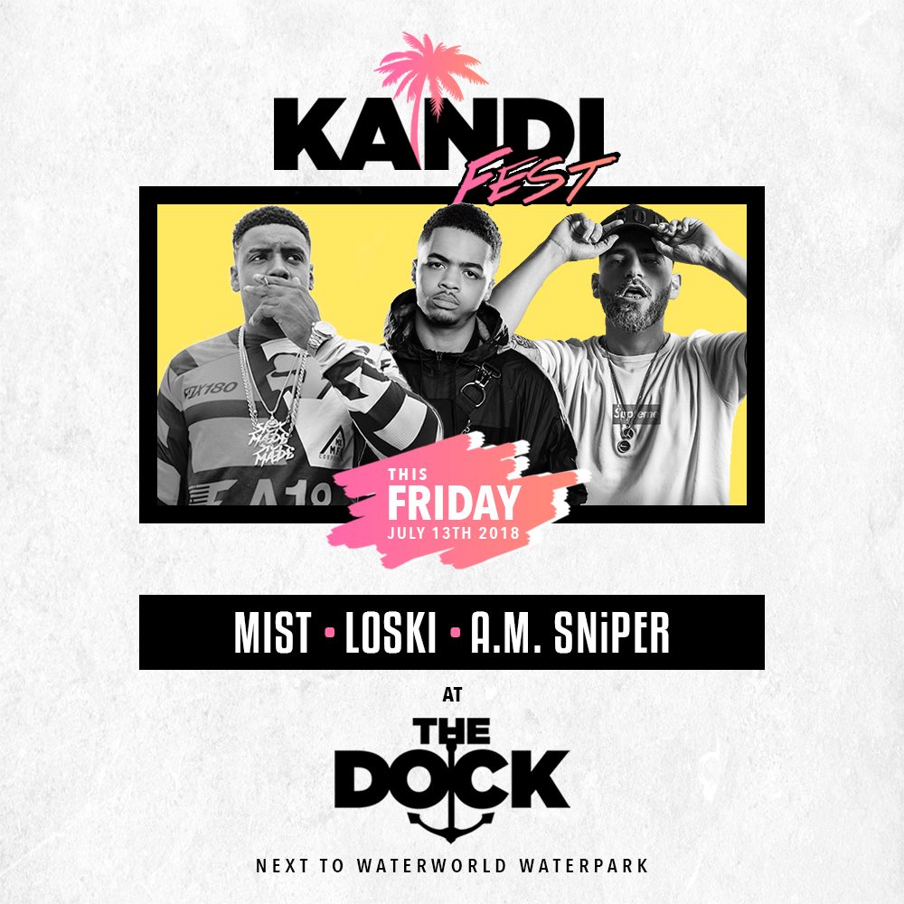 This Friday at Kandi Fest!

<a href="/tweet_mist/">MIST SICKMADE KARLA</a> 
@snipermusic 
<a href="/loski_hs/">Big Skii ⛷</a> 

Tickets: eventbrite.com/e/kandi-fest-t…

Event included in Club100MegaDeal.com   

Kandi Fest - Every Friday In Ayia Napa