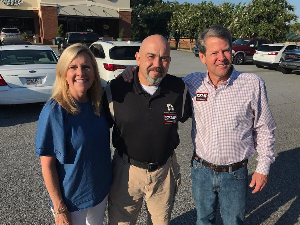 GCO Board Member @USMC_Retired kicked off Day 4 of the Putting Georgians First Bus Tour with @BrianKempGA at Eggs Up Grill in Albany, Ga.  #gafirst #gapol #TeamKemp #GeorgiaCarry #2ADefenders