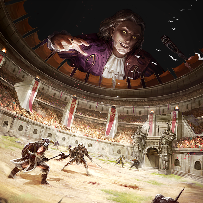 TESLegends's tweet photo. Sheogorath is returning to the #TESLegends Arena! Chaos Arena will be available all weekend long, so save your event tickets and gold! 

https://t.co/gTq3oC4Wup https://t.co/UShqXO9zev