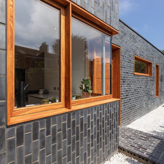 MaackArchitects's tweet photo. Our latest new house - completed in time for summer sun.  It's a single storey house on a tricky triangular derelict site with a large main sewer running under it (thanks @constant_sd ). The client had previously failed to gain planning permission so we … https://t.co/P3VGnSGtrA https://t.co/wYRtY8gRFW