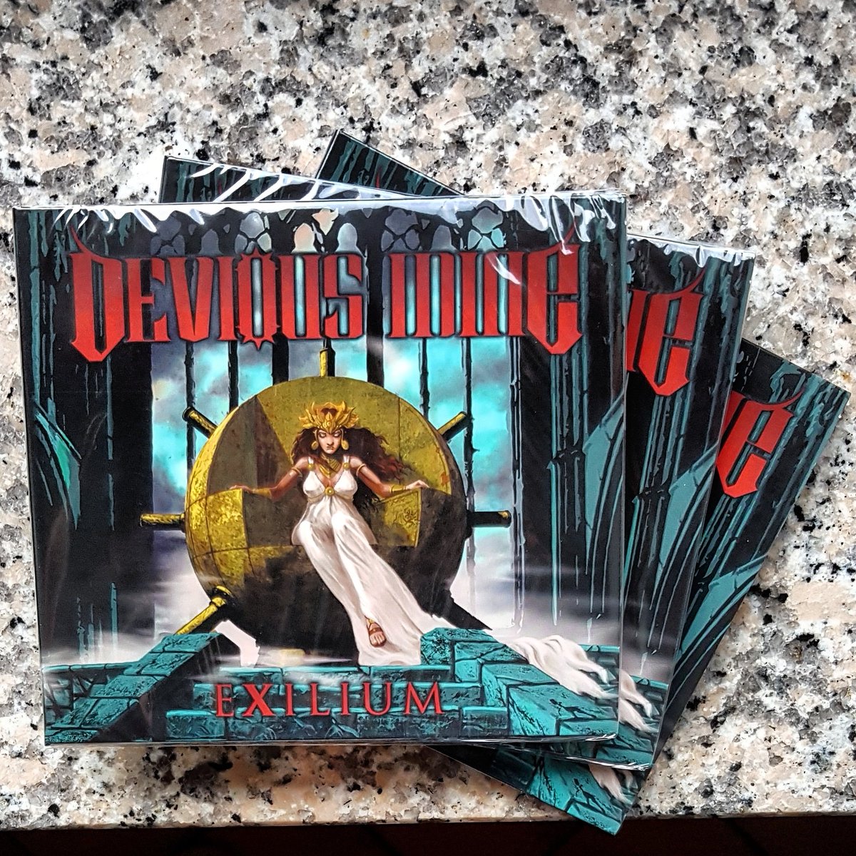 Finally after 10 years... EXILIUM is in our hands!  (Devious Mine power metal since 2008) soon in every store and digital store!