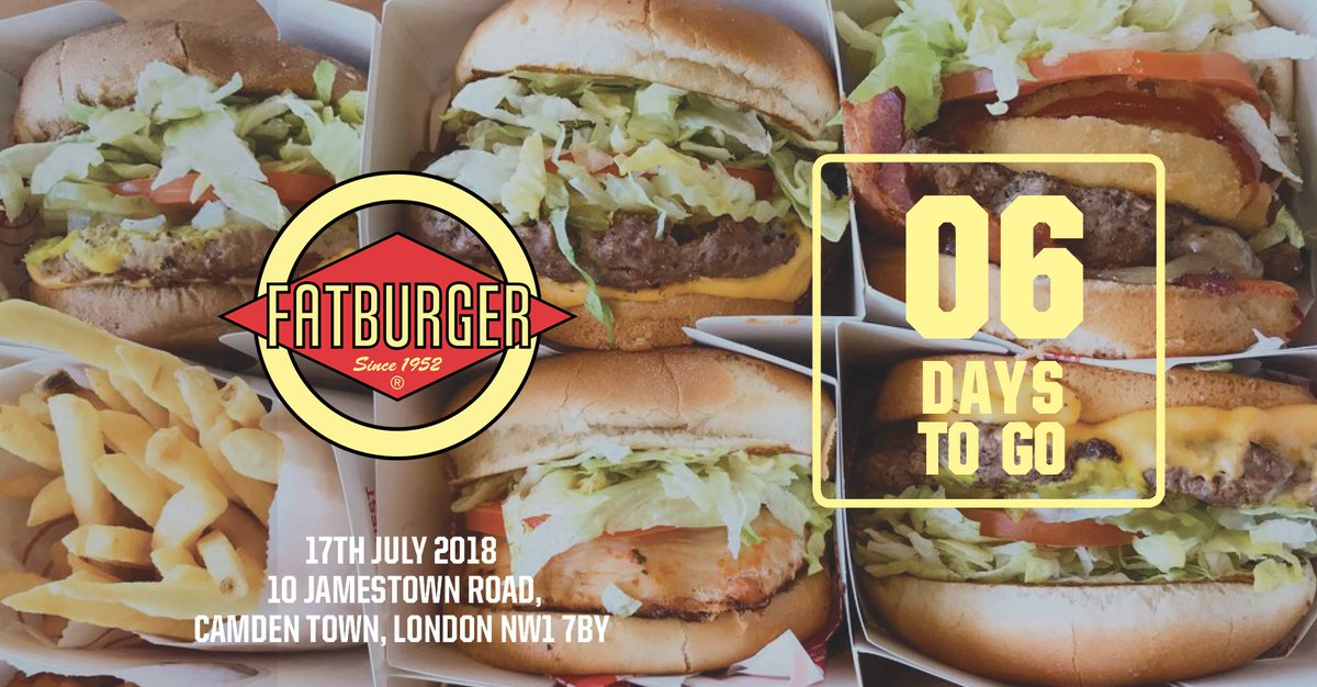 The celebration to mark the arrival of #FatburgerUK in Camden Town include a special event on the night of July 17th for invited guests only.
To have a chance of being there all you have to do is retweet this post.
We will pick 10 lucky winners who can bring a friend!*T&amp;C apply.