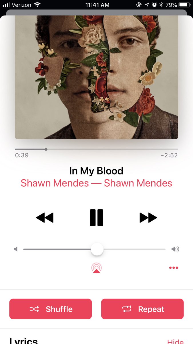 Maddie_313's tweet photo. I’ve had this song on repeat for about 12 hours now. It’s an amazing song to fall asleep to, don’t you think? #InMyBloodStreamingParty ❤️ https://t.co/m7ydxPwxuo