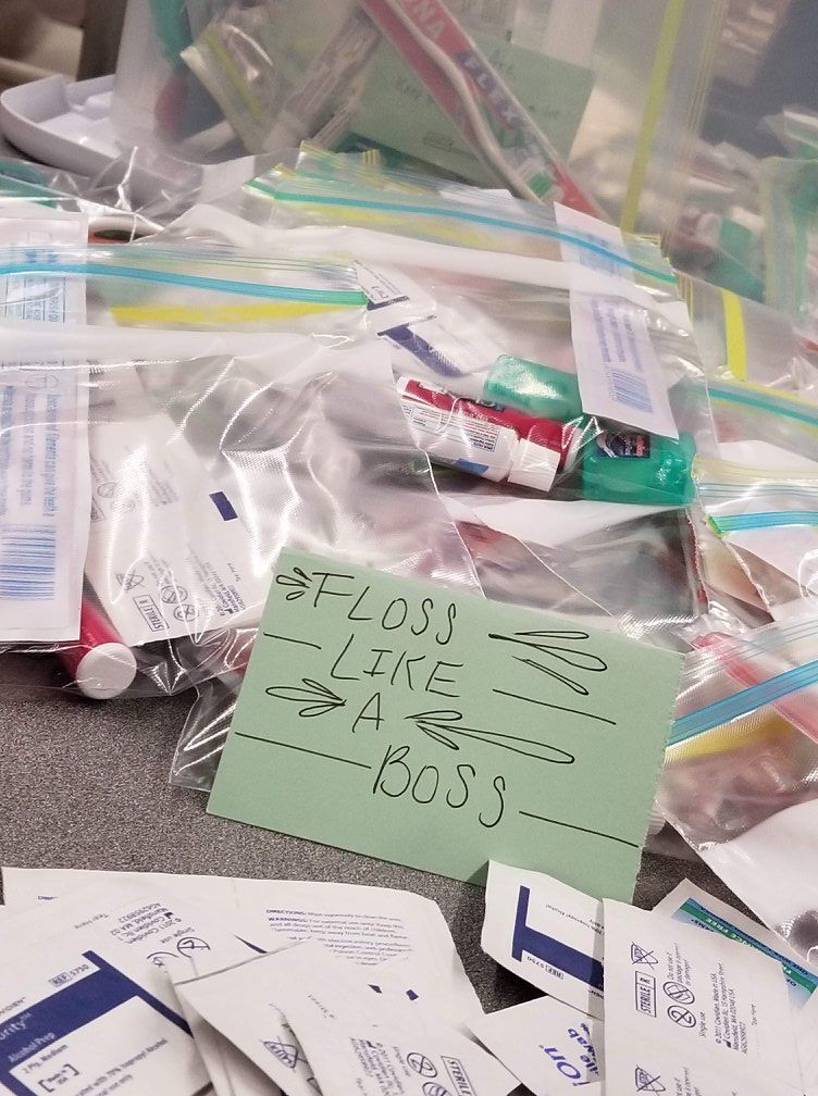 Teens in <a href="/ActivateGood/">Activate Good</a>'s 2018 Teen Leadership &amp; Service Summer Program so far have made 100 dental kits for kids <a href="/families2gether/">families2gether</a>! <a href="/ABC11Together/">ABC11 Together</a> #ABCSummerofService #TeensLead #ActivateTeens #nochildwithoutahome #volunteer buff.ly/2IP2Bwc