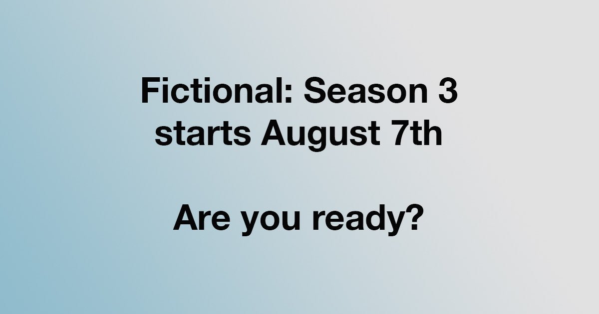 fictionalpod's tweet image. Season 3 is on it’s way: Second Variety, Dracula, more Monte Cristo. But there’s so much more. 10 episodes dropping weekly starting August 7th. Catch up before it starts!