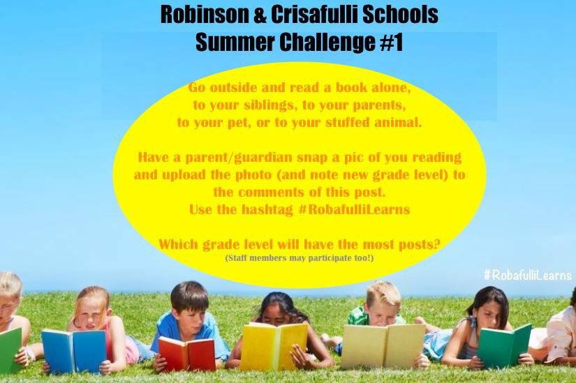 WPS Robinson Elem. (@wpsrobinsonelem) on Twitter photo Hello <a href="/WPSRobinsonElem/">WPS Robinson Elem.</a> Families! See the photo below for the first of a few "Summer Challenges!" We can's wait to see the pics! #RobafulliLearns Hello <a href="/WPSRobinsonElem/">WPS Robinson Elem.</a> Families! See the photo below for the first of a few "Summer Challenges!" We can's wait to see the pics! #RobafulliLearns