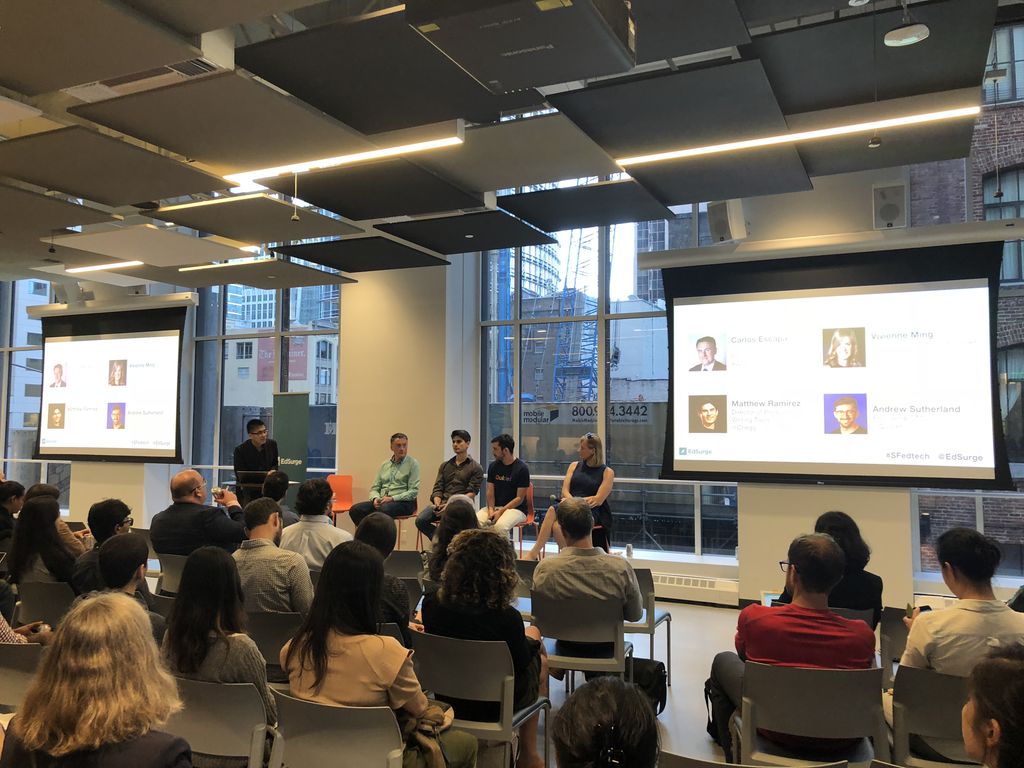 EdSurge's tweet photo. Great #SFedtech meetup last night hosted by @tonywan! Join our meetup group to get notified about upcoming events! https://t.co/gZDf7y1aFR #SF #edtech https://t.co/pUgld3viSs