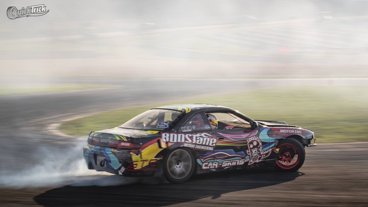 QTAlignment's tweet image. #WheelWednesday 
Plus a throwback to #GridLife South at Road Atlanta last year. Warren Allen sending it through the keyhole. Look for Warren, and his revamped #QuickTrickAligned S14 this year during #gridlifedrift!