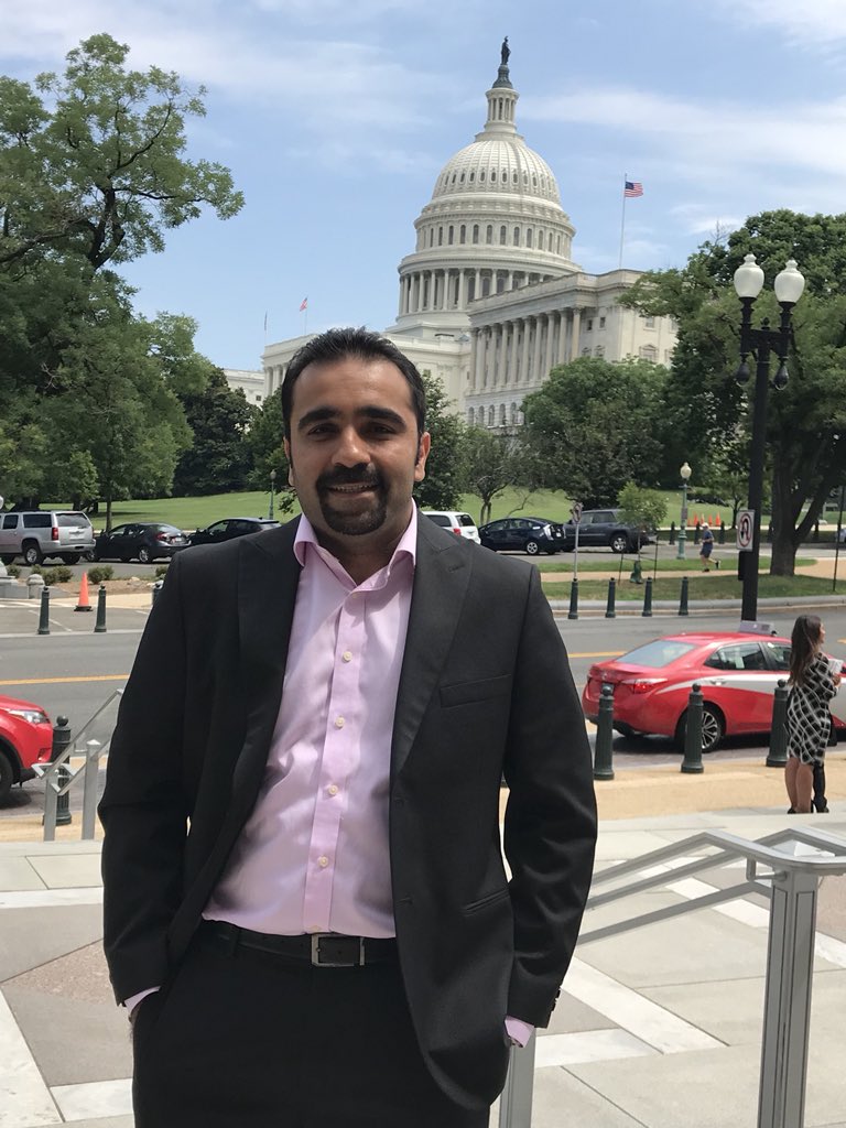 amazon_policy's tweet photo. .@awscloud Solutions Architect Mayank Thakkar is on the Hill today at a briefing on immigration &amp; green card reform w/ @CompeteAmerica. “I’m thankful to get a job with a company as innovative and immigrant-friendly as Amazon, but I know other folks who aren’t so lucky,” he said. https://t.co/KomAUQkiPG