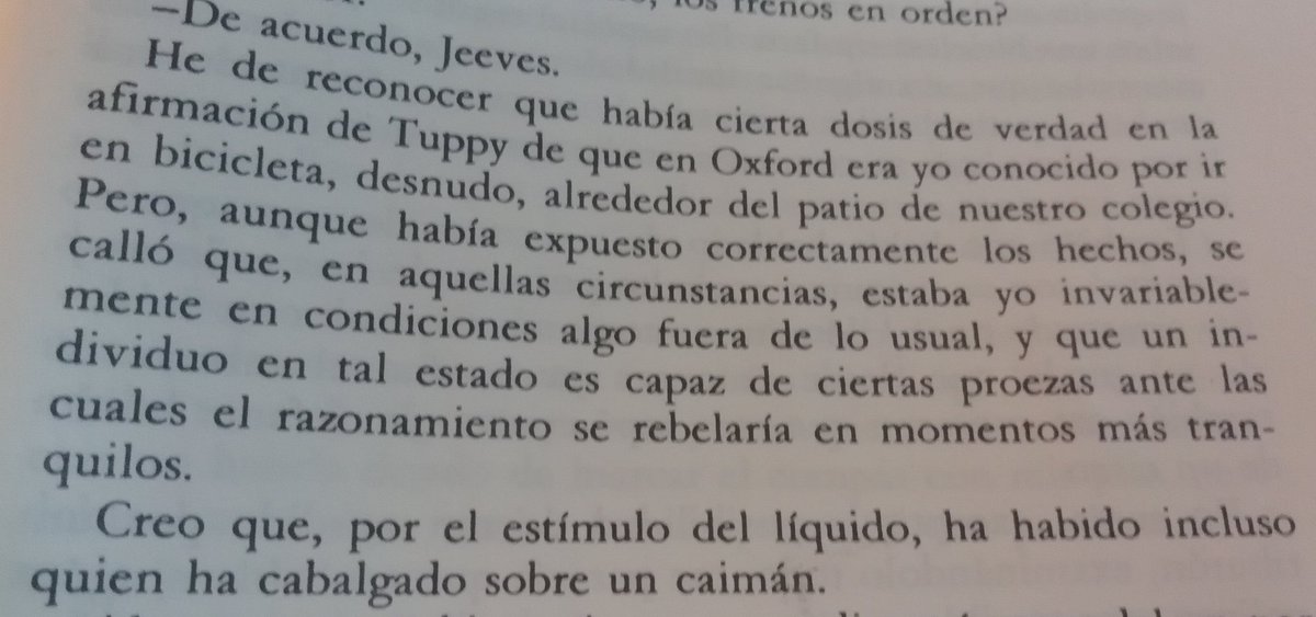 RodriSurez1's tweet image. O gran P. D. Wodehouse xa explicou hai anos os efectos da euforia inglesa. Se gañan hoxe cabalgarán sobre caimáns. Mola. @AnagramaEditor #HumorInglés #EnglandvsCroatia #WorldCupRussia2018