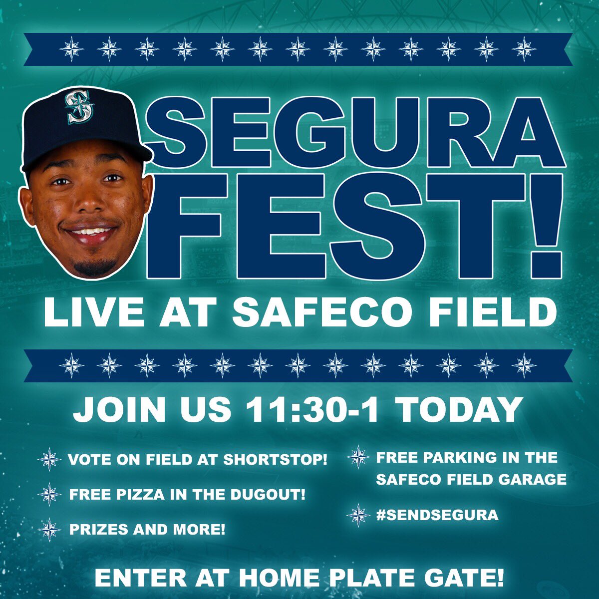 THIS. IS. HAPPENING. 

#SendSegura

🗳 Mariners.com/Vote