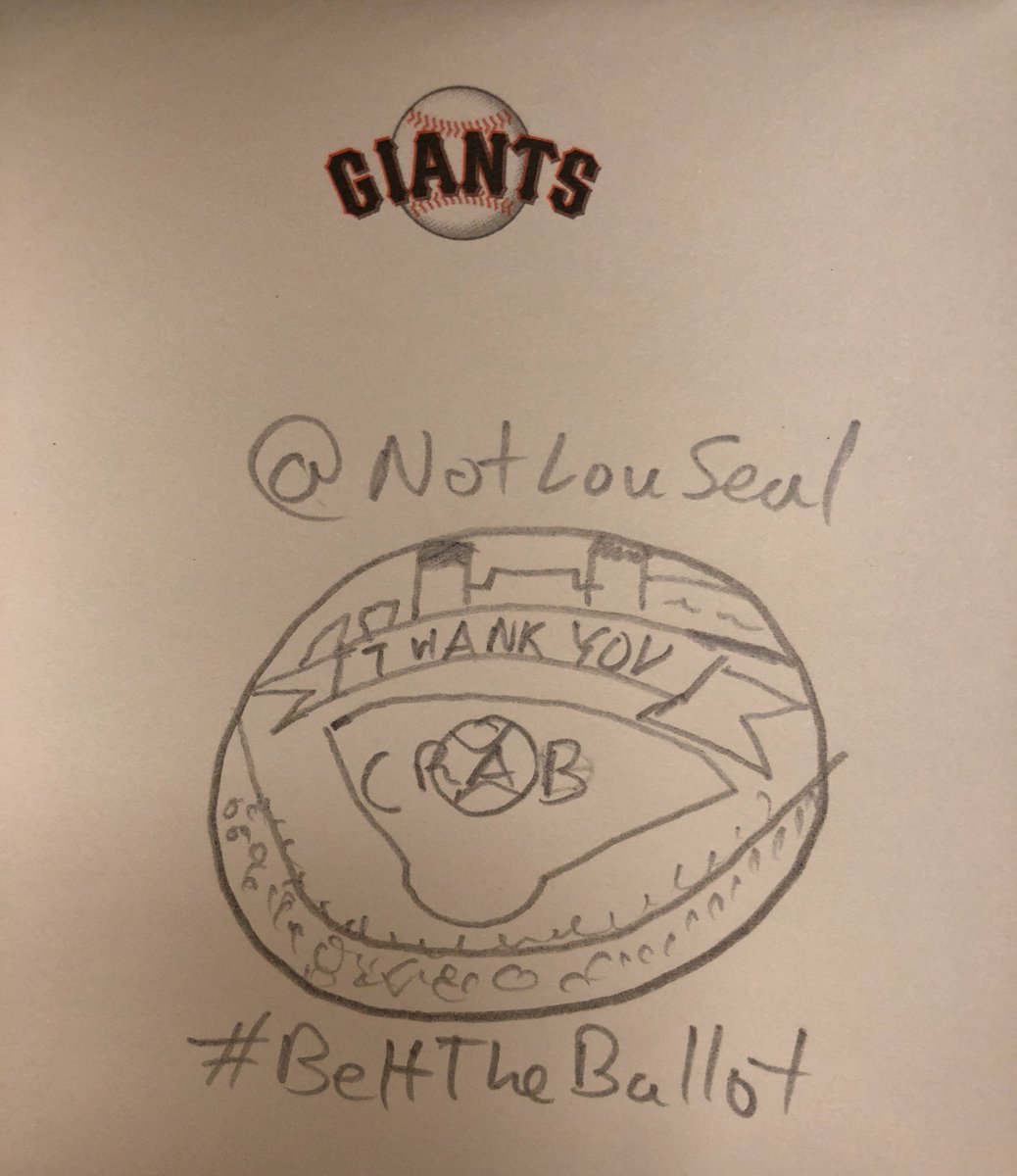 NotLouSeal's tweet photo. @SFGiantsSTM https://t.co/3gPO1rklEO