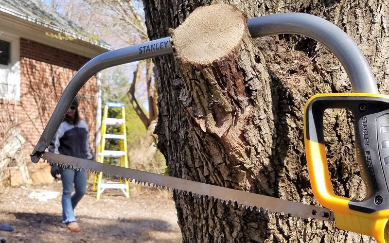 #ToolReview "Immediately, the oversized handle won me over," <a href="/GardenJunkie1/">The Gardening Products Review</a> tests out the <a href="/stanleytools/">STANLEY Tools</a> Bow Saw and you can read about their experience here: goo.gl/wW8qEU