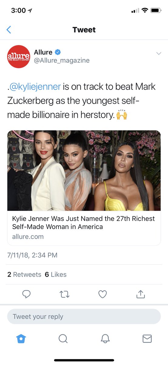 I’m so over everyone celebrating her for this. Her products are bare minimum quality and she was literally handed a platform that could sell literally anything. Let’s celebrate people who overcame something