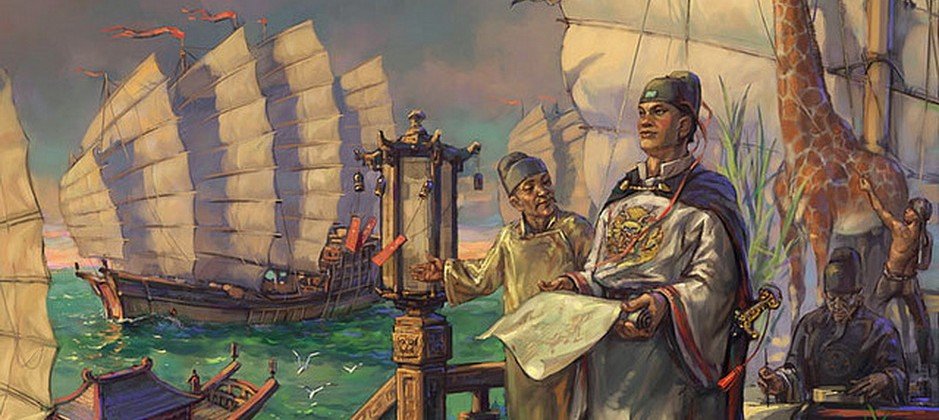 BrainTrainApp's tweet image. 1405 Chinese fleet commander Zheng He sets sail to explore the world for the first time.
#OnThisDay #History