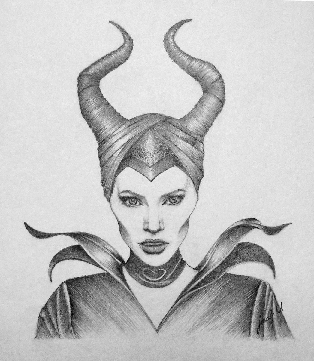 Maleficent/Angelina Jolie Drawing Pencils... | การวาดรูปคน, ภาพวาดดิสนีย์,  ภาพวาด