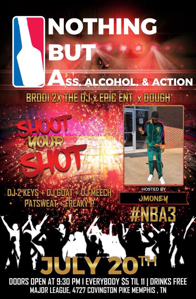 _lil_JMoney's tweet photo. #AyeKashTurnMeUp
#PatSweat
#FreakyP
#Brodi2x
#DjGoat
#Meech
#2Keys
You Know It’s Lit So Gone Pull Up ‼️JULY 20 NBA Shoot Yo Shot 🔥🍑🎬 https://t.co/LtJeeg5zXL