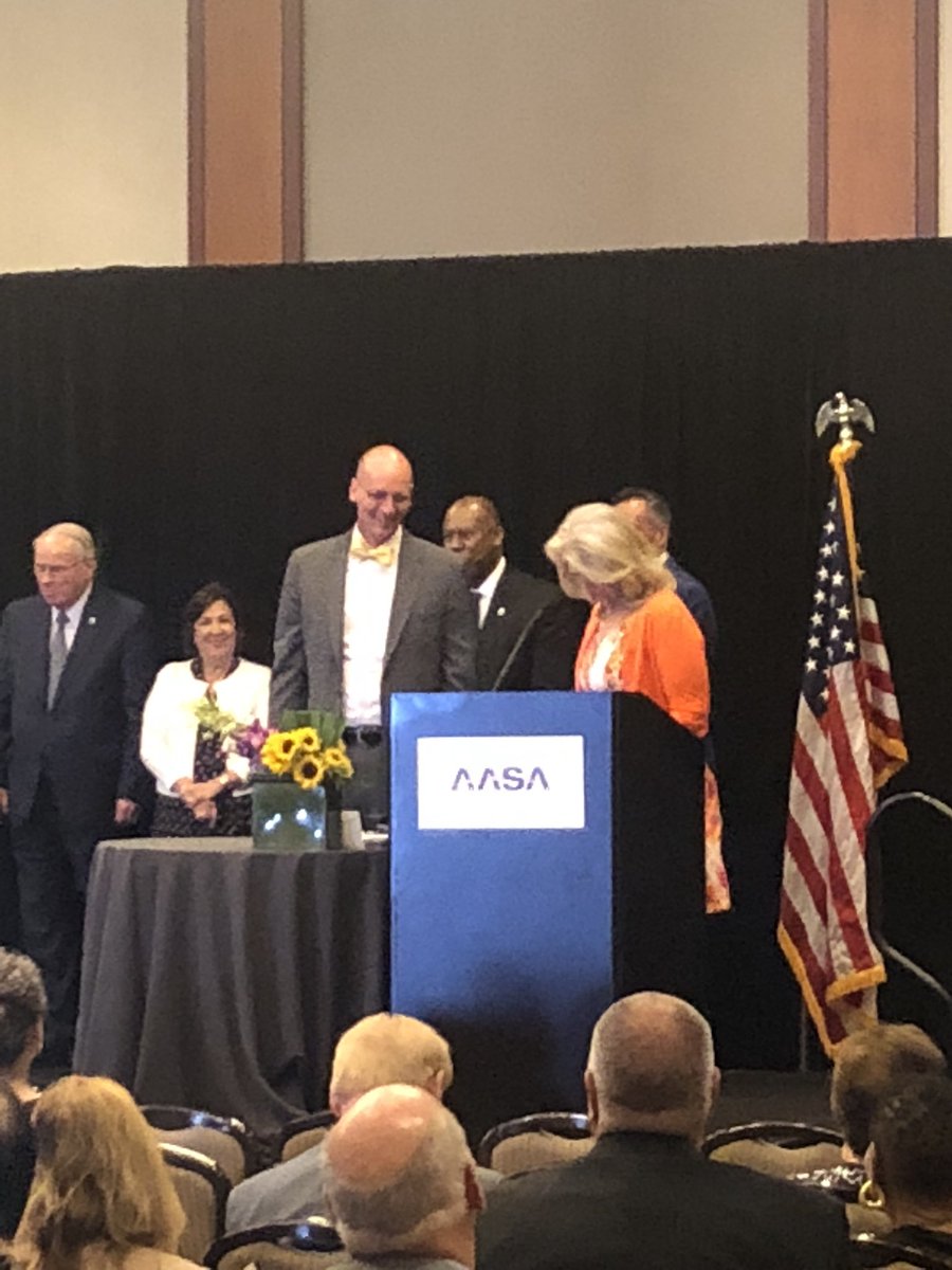 Congratulations to Missouri’s own @paddlingsupt for being installed as President of @AASAHQ. Well deserved!!! #LovePublicEducation