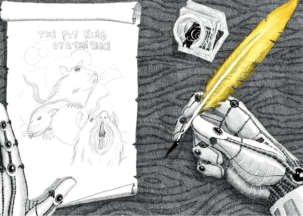 FrictionSeries's tweet photo. @BNBuzz "are they rats or just fat, angry hamsters," by our intern @EJSilverthorn for @ryanjjvance's "The Pit King" in #Friction10 https://t.co/9Idi44T1aO