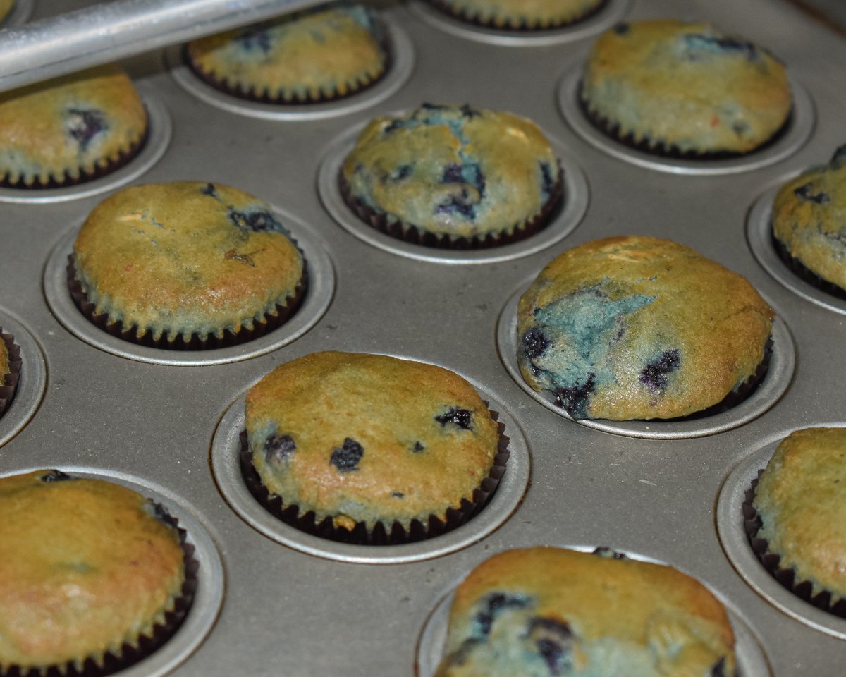 BreadProject's tweet image. Happy National Blueberry Muffin Day! Fluffy, tender, and packed with berries, this classic breakfast favorite is just one of the many baked goods our Bakery Bootcamp trainees learn how to make.