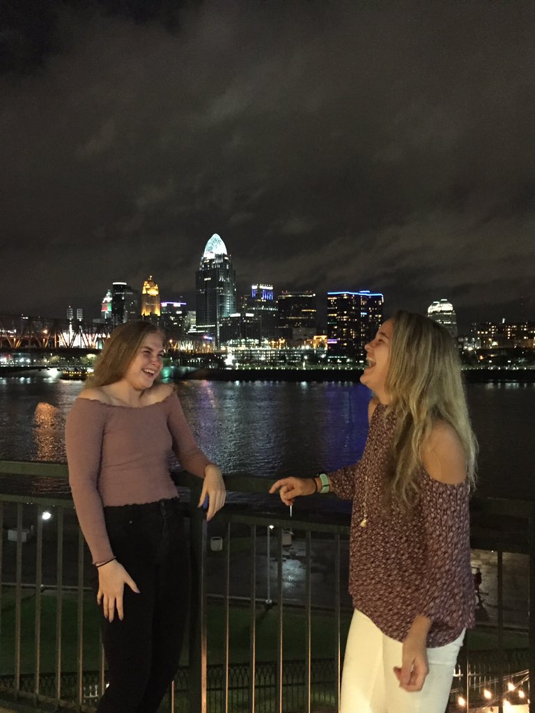 laurelhoogensen's tweet photo. Never a dull moment with this one. Happy Birthday Brinaaaa!! Been weird not seeing my other half every day, but can't wait to take on another year together in Ames, this time as roomies 😎🎉 https://t.co/fzXwc5qo7d