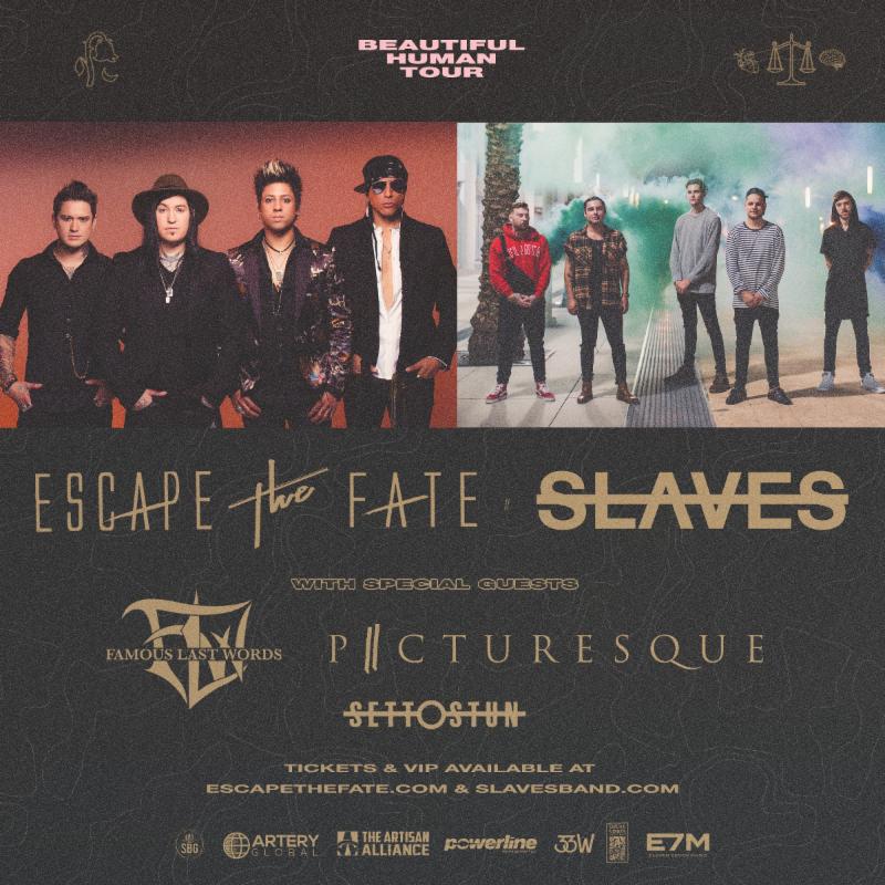 Backstageaxxess's tweet image. #EscapeTheFate and #Slaves Announce #BeautifulHuman Tour
backstageaxxess.com/2018/07/vetera…