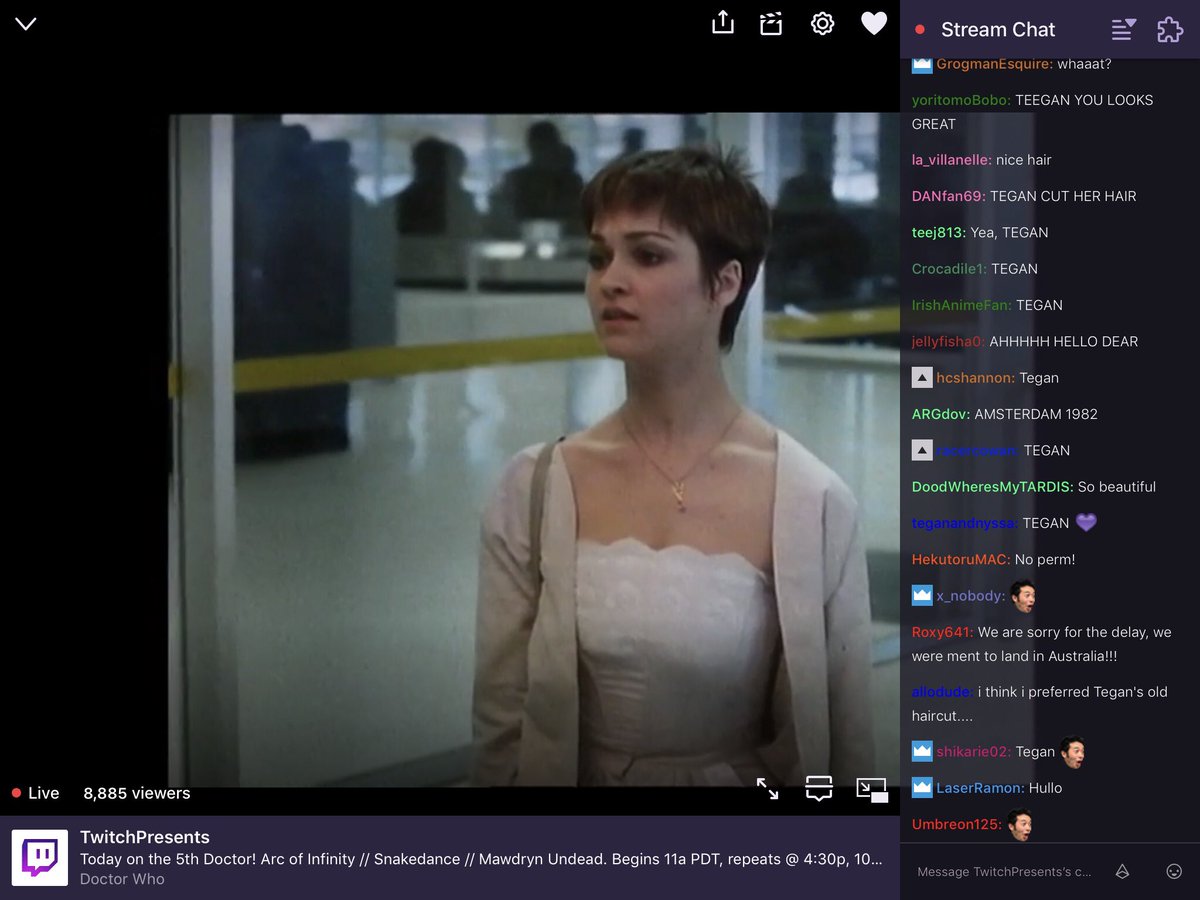 WhoHats's tweet image. More #Tegan love.

#ArcOfInfinity on #DoctorWhoOnTwitch reactions. #DoctorWho #ENGCRO #ItsComingHome #ComeOnEngland⁠ ⁠⁠ ⁠ #England #WorldCup⁠ ⁠⁠