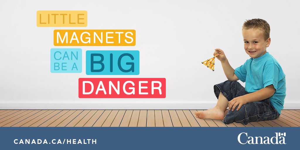 GovCanHealth's tweet image. Does your child’s toy have #magnets? Health Canada has made changes to its #toys requirements: ow.ly/ti7j30kUleg
