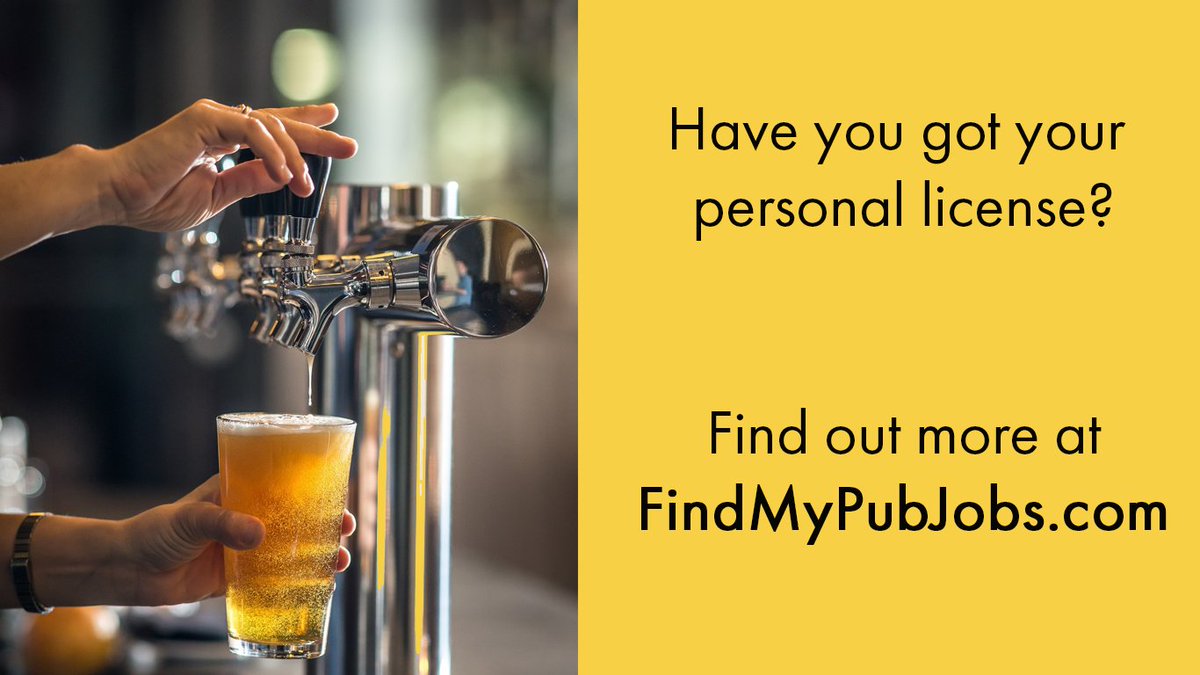 FindMyPubJobs's tweet photo. Have you got your personal licence yet? Why wait? Apply directly through this link!
https://t.co/WY8ffQ1vPp
Already got it? Check out this new vacancy for a self-employed manager! https://t.co/L2vMUhXRG9
#personallicense #pub #management #pubvacancy https://t.co/B45TLUaWdS