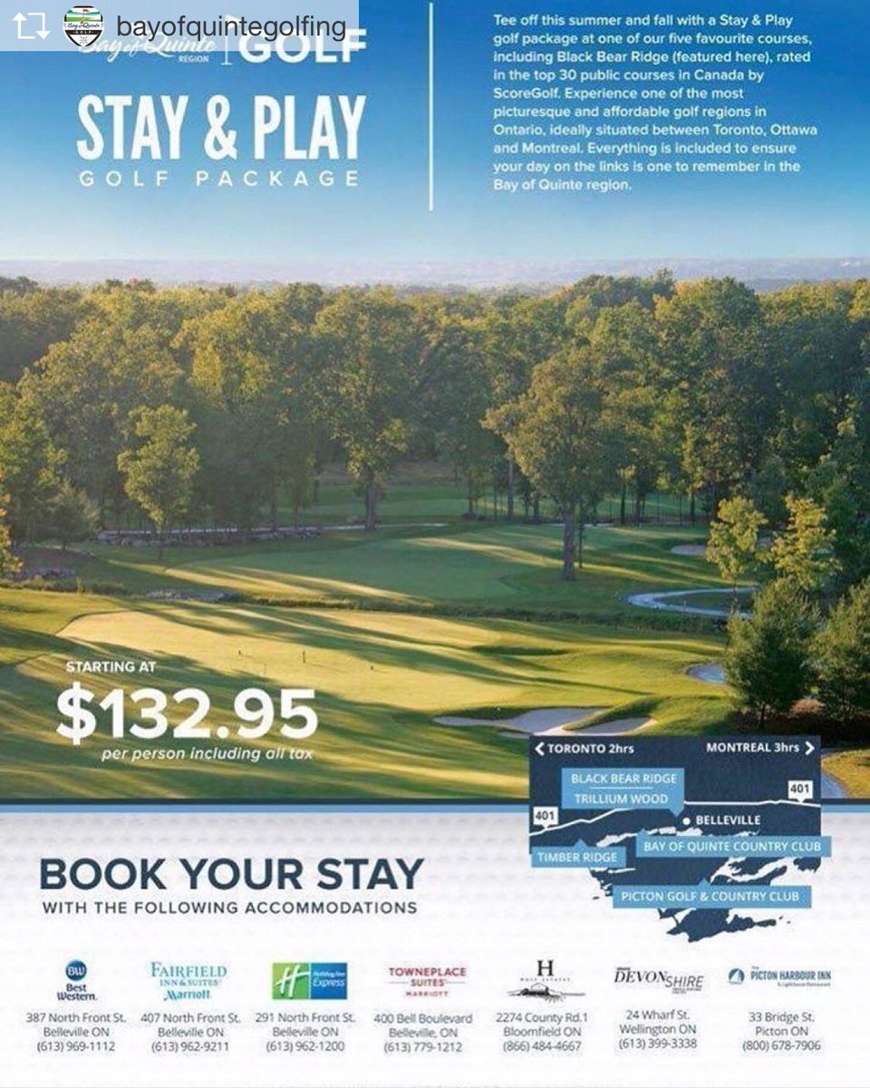 Some of the best value+quality in the province.

Who is traveling this fall? 
#golftravel