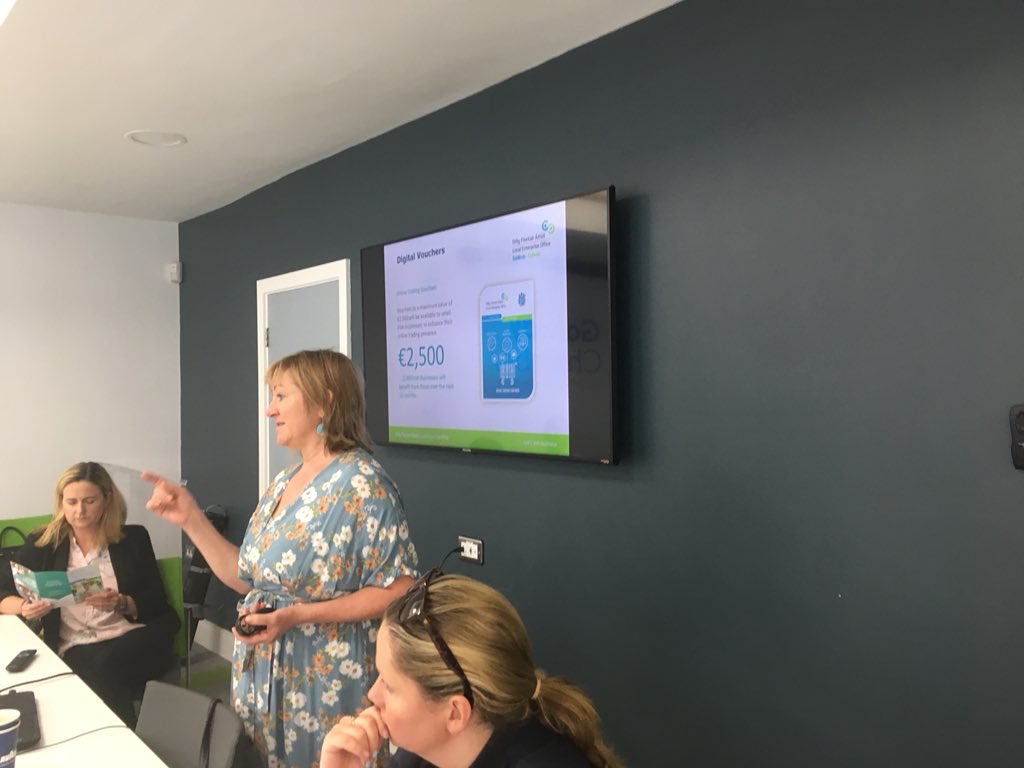 KennethDeery's tweet image. The Galway @AIBBiz team led out by Lisa O’Rourke had a great meeting today at @GalwayChamber offices with @BredaFox &amp;amp; @GalEnterprise focusing on how we can work together to support entrepreneurs grow their business &amp;amp; create sustainable jobs in Galway. #backingdoing #jobsingalway
