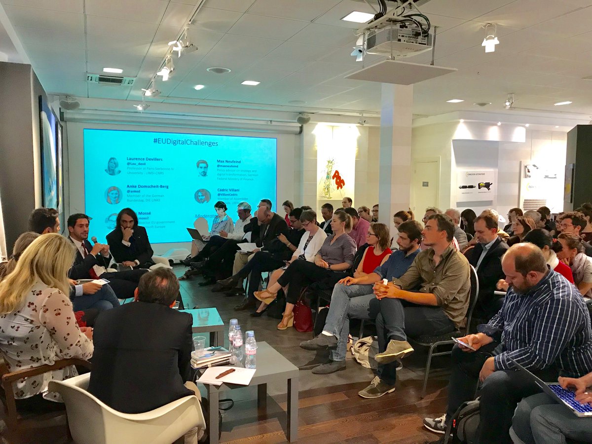 Thank you to our public for being with us for the launch of the series of conferences #EUDigitalChallenges. 

Thank you <a href="/microsoftfrance/">Microsoft France</a>, @EURACTIV_FR for their support !

We are looking forward to be on the next meeting with <a href="/RNumerique/">Renaissance Numérique</a>, <a href="/DPZ_Berlin/">Das Progressive Zentrum</a>. 🇩🇪🇫🇷🇪🇺🇪🇺 #IA #Europe