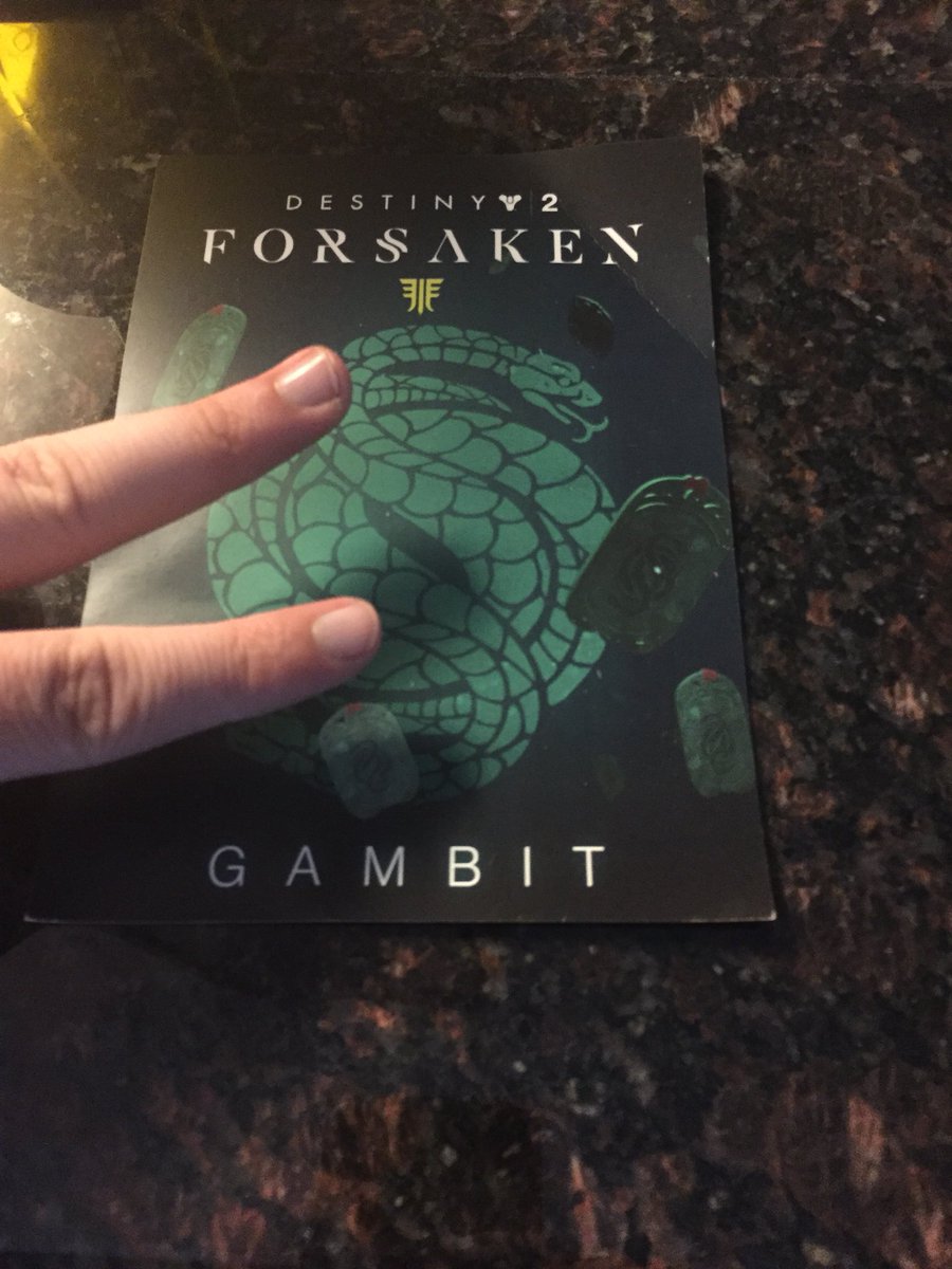 ANTaormina's tweet photo. What’s that? I have a second Destiny 2 Forsaken emblem code to give out? Crazy! Follow and RT to enter. https://t.co/ZD2PwbQDyv
