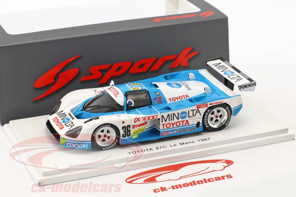 CkModelcars's tweet photo. Zwei neue #Modellautos / two new #modelcars scale 1:43 by #Spark: #Toyota #87C #LeMans24 #24hLeMans new in stock, visit https://t.co/BVaNUs3Y1F https://t.co/9NGzOzyVAt