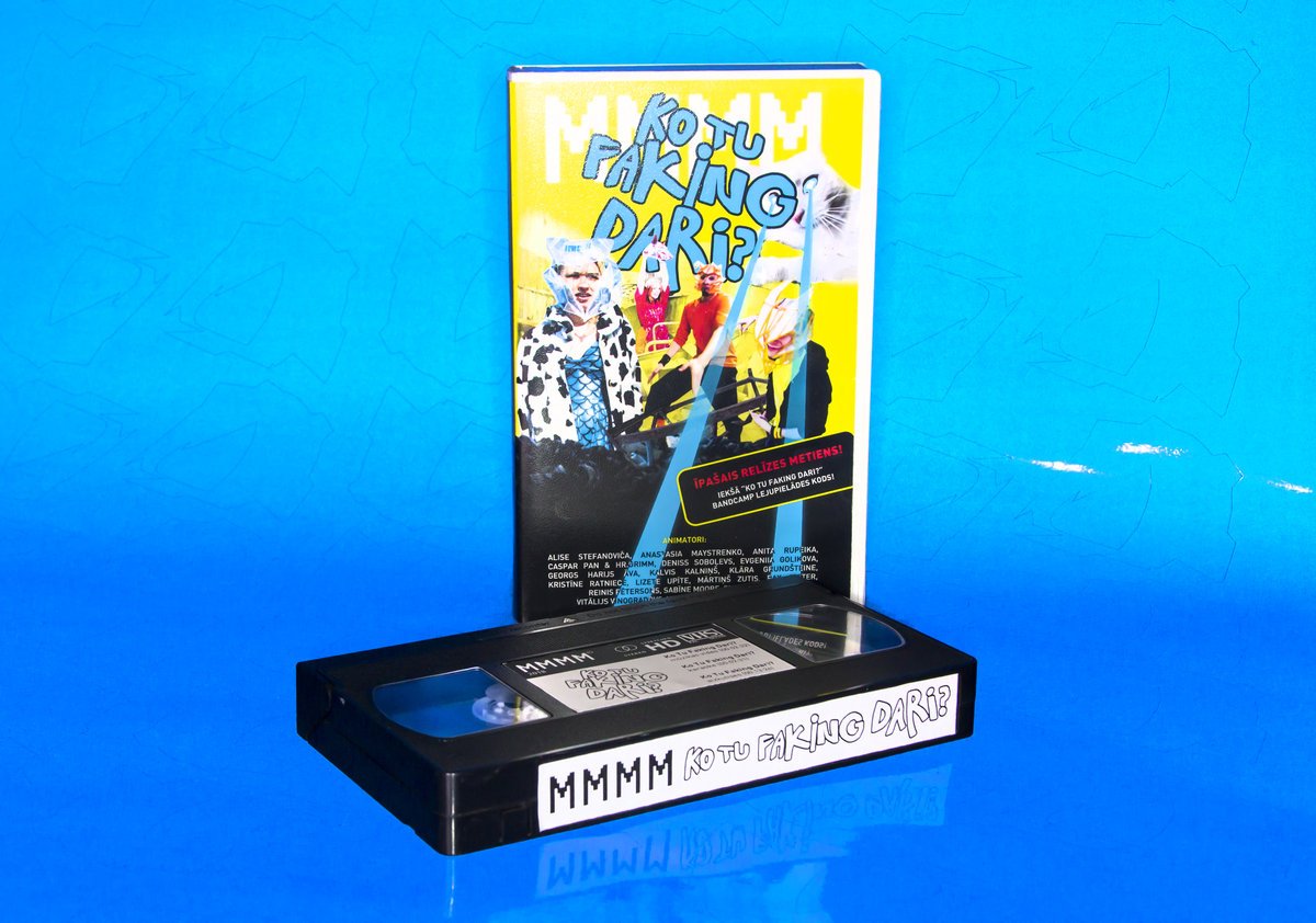While waiting for digital release of our new single and its music video, grab a VHS version with some extra goodies: mmmmband.bandcamp.com/merch/ko-tu-fa… #kotufakingdari