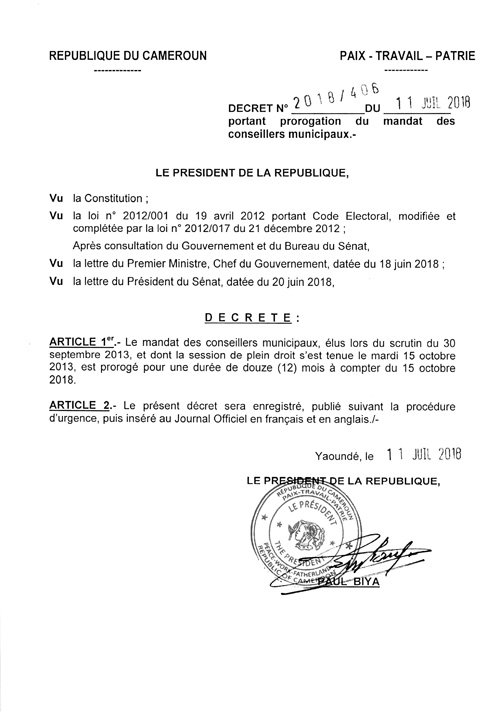 President Paul BIYA tweet media