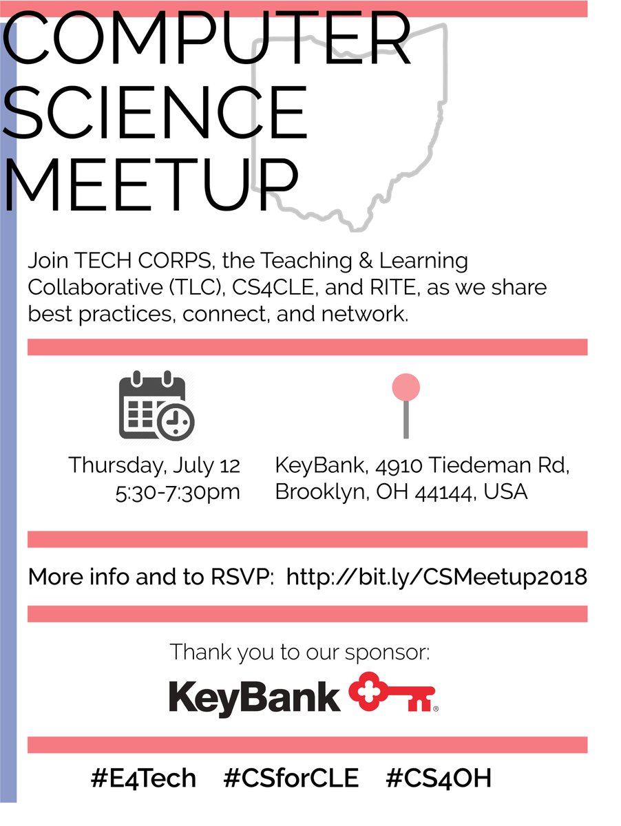 techcorpsus's tweet image. 🚨🚨🚨 THIS IS NOT A DRILL! 🚨🚨🚨 CS MEET UP TOMORROW!! #CSforCLE #E4Tech #CS4OH